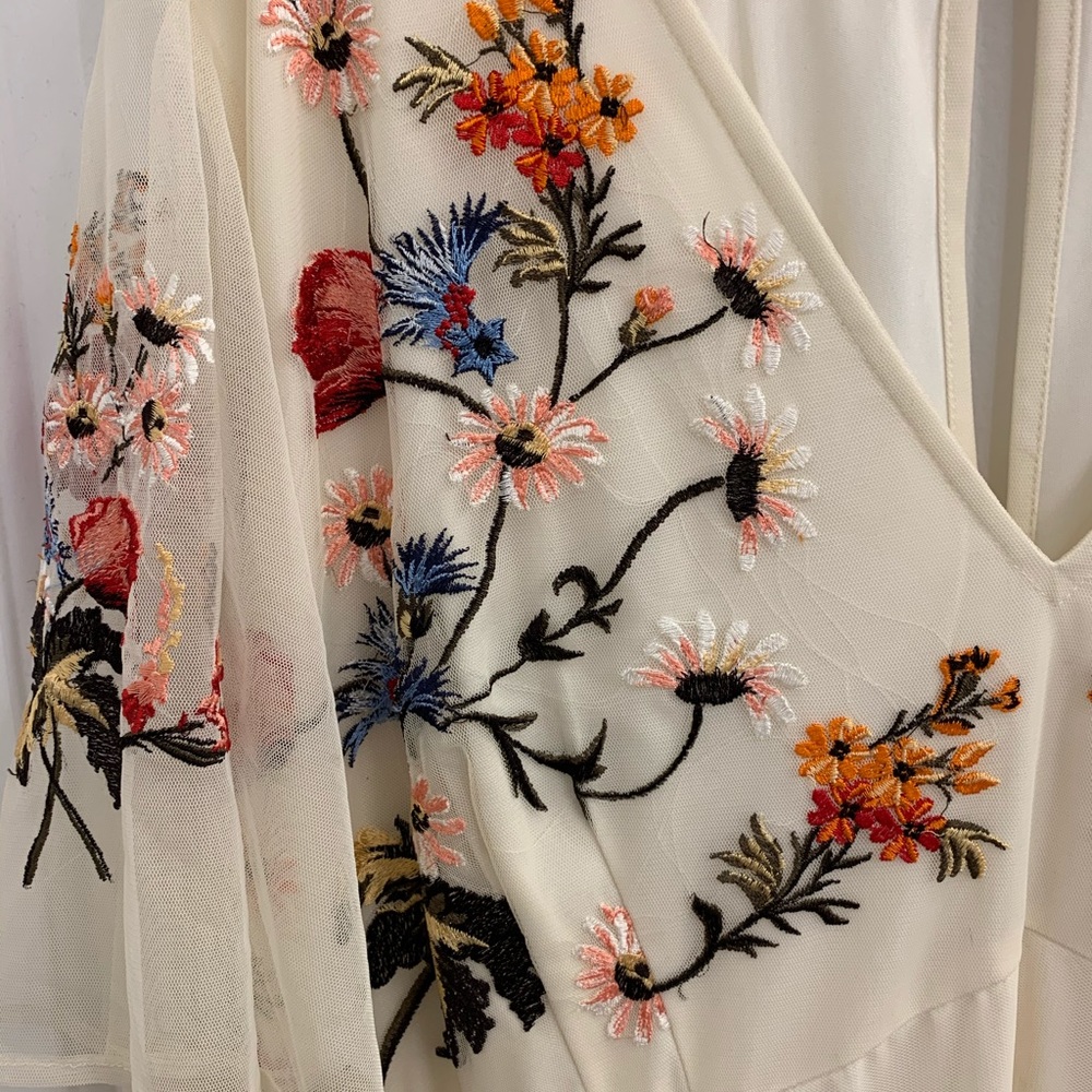 Embroidered Floral ASOS Stunner - Maxi